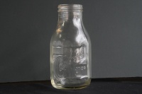 CASTROL: An original embossed Castrol Wakefield one imperial quart glass oil bottle&nbsp;