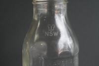 CASTROL: An original embossed Castrol Wakefield one imperial quart glass oil bottle&nbsp; - 3