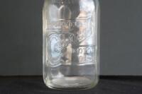 CASTROL: An original embossed Castrol Wakefield one imperial quart glass oil bottle&nbsp; - 3