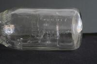 CASTROL: An original embossed Castrol Wakefield one imperial quart glass oil bottle&nbsp; - 6