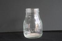 ENERGOL: An original embossed Energol one imperial pint glass oil bottle&nbsp; - 3