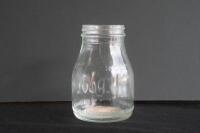 ENERGOL: An original embossed Energol one imperial pint glass oil bottle&nbsp; - 6