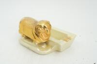 GOLDEN FLEECE: An original ceramic Golden Fleece ashtray - 5
