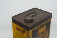 GOLDEN FLEECE: A Golden Fleece H.C.Sleigh Limited 'Multi-compounded Motor Oil' one imperial gallon tin - 6