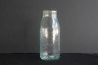 CALTEX: An original embossed Caltex one quart glass oil bottle&nbsp; - 2