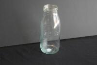 CALTEX: An original embossed Caltex one quart glass oil bottle&nbsp; - 10