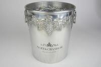 MOET & CHANDON: A pressed metal Moet & Chandon twin-handled ice bucket