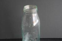 CALTEX: An original embossed Caltex one quart glass oil bottle&nbsp; - 13