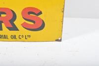 SHELL: An original enamel Shell 'Spirit For Motors' sign by Simpson & Son Ltd Adelaide, 46cm high, 123cm wide - 4