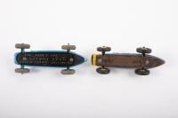 DINKY TOYS: A group of three c1950s Dinky Toys open wheel racers including No.23H 'Ferrari', No.23K 'Talbot Lago' and No.23N 'Maserati'&nbsp; - 3