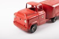 TEXACO: A large original c1950s Buddy L 'Texaco' fuel tanker, tin plate - 2