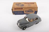 VICTORY INDUSTRIES: A rare c1950s plastic 1:18 scale replica of the Austin A40 Somerset, electric model by Victory Models Guilford England, with original box