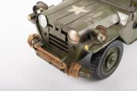JEEP: A modern tin constructed U.S. Army Jeep, 30cm long - 4