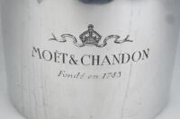 MOET & CHANDON: A pressed metal Moet & Chandon twin-handled ice bucket - 3