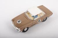 MERCEDES: A rare c1960s Tri-ang Scalextric No.C32 Mercedes 250 Sl in brown with white roof