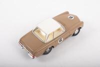 MERCEDES: A rare c1960s Tri-ang Scalextric No.C32 Mercedes 250 Sl in brown with white roof - 2