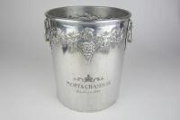 MOET & CHANDON: A pressed metal Moet & Chandon twin-handled ice bucket - 4