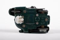 HURRICANE: A c1960s Tri-ang Scalextric No.MM/B2 Hurricane Motorcycle with side car in dark green - 3
