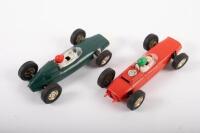 SCALEXTRIC: Two c1960s Tri-ang Scalextric&nbsp;slot cars including No.C73 Porsche 804 & No.C72 BRM P48 - 2