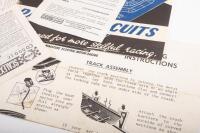 MANUALS: A group lot of various c1960s-1970s Scalextric instruction and maintence manuals for cars, track sets and items - 2