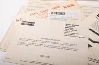 MANUALS: A group lot of various c1960s-1970s Scalextric instruction and maintence manuals for cars, track sets and items - 3