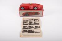 SUNBEAM: A modern reproduction tin toy of the 1927 Sunbeam Mystery, within box, with key as raced by Henry Segrave