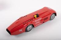 SUNBEAM: A modern reproduction tin toy of the 1927 Sunbeam Mystery, within box, with key as raced by Henry Segrave - 3