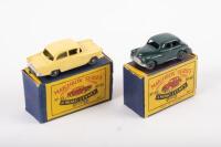 MATCHBOX MOKO LESNEY: A pair of Matchbox Moko lesney models, number 45 Vauxhall Victor, number 46 Morris Minor 1000