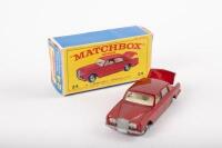 VINTAGE MATCHBOX: A vintage Matchbox series model, number 24 Rolls Royce silver shadow