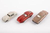 MATCHBOX JAGUAR: A group lot of 3 loose Matchbox models, number 32 Jaguar XK140 white, number 23 Jaguar Mk10 copper, number 32 Jaguar E type red