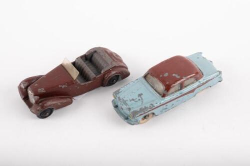 DINKY TOYS: Two Dinky Toys models including No.176 Austin A105 and an Alvis sports touring car