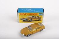 MATCHBOX: A c1970s Matchbox Superfast No.56 BMC 1800 Pininfarina in gold with white interior, within original box