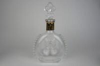 CRYSTAL: Three crystal and glass decanters - 3