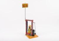 SWINGING ROBOT: A nice original c1960s tin toy wind up mechanical 'Swinging Baby Robot' by Yone toys Japan
