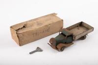 MINIC: An early clockwork tin Tri-ang Minic 'Chevrolet Truck' with key&nbsp;