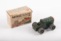 MINIC: An early clockwork tin Tri-ang Minic model of a Tractor, within original box