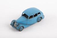 DINKY TOYS: A Dinky Toys&nbsp;Triumph Renown in blue, made in England by Meccano Ltd, without&nbsp;box