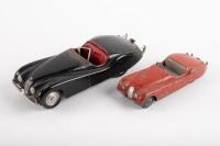 JAGUAR: Two Jaguar models including an Australian Micro Models Jaguar XK120 sports serial No.GB/3 along with a plastic kit form XK120 model by Gowland & Gowland c1954