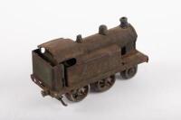 LOCOMOTIVE: A small tin&nbsp;model possibly clockwork of a 'L & NER' locomotive, 9cm long. - 2