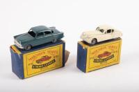 MATCHBOX MOKO LESNEY: A pair of Matchbox Moko Lesney models, No.32 Jaguar XK140, No.33 Ford Zodiac, within original boxes