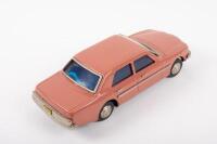 MERCEDES: A modern tin toy sedan in Mercedes-Benz style, 28cm long - 2