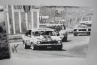 PETER JANSON: Two larger black and white photographs featuring both Phil Brock and Peter Janson (signed Janson)