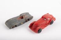 DINKY TOYS/MARQUIS: A Dinky Toys metal&nbsp;model of a Mercedes Benz and a Marquis Australian made plastic toy car.