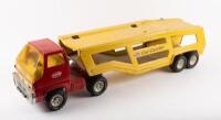 TONKA: A 1980s large metal Tonka Car Carrier, 67cm long
