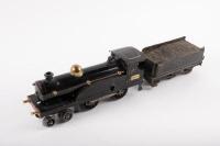 HORNBY: An circa 1925-1927&nbsp;Hornby No.2&nbsp;0-Gauge 4-4-0 steam locomotive 'LNER 2711', with associated pre WWI&nbsp;Gebr&uuml;der Bing&nbsp;coal tender