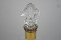 CRYSTAL: Three crystal and glass decanters - 5