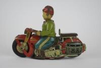 CIVILIAN: GENERAL Motorcycle, friction drive, registration made in Japan c1950s - 7