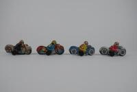 RACING: Three racing motorcycles, RN 77,16 & 17 with Military Police bike - 2