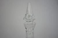 CRYSTAL: Three crystal and glass decanters - 8