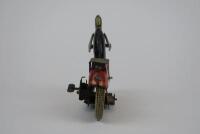 POLICE: Police Patrol Motorcycle by Mettoy UK C1950. - 2